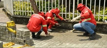 Infraestructura ha recuperado más de 220 metros cuadrados de calles en la Unidad Deportiva Jorge Herrera Barona