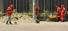 Infraestructura ha recuperado más de 220 metros cuadrados de calles en la Unidad Deportiva Jorge Herrera Barona