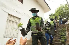 Acciones de reconciliación con el medio ambiente durante el cumpleaños de Cali