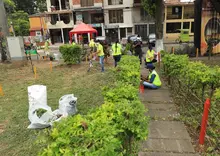 Acciones de reconciliación con el medio ambiente durante el cumpleaños de Cali