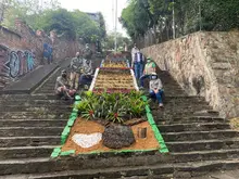 Acciones de reconciliación con el medio ambiente durante el cumpleaños de Cali