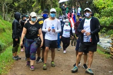 Por medio del deporte, senderistas celebran el cumpleaños 485 de Cali