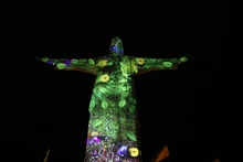 Un espectáculo tecnológico en el cerro de Cristo Rey cerró la noche del cumpleaños 485 de Cali