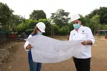 A buen ritmo avanzan las obras en la Institución José María Vivas Balcázar