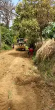 Conforman vía en la vereda Montañuelas, en el corregimiento El Saladito