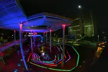  Iluminación plazoleta Jairo Varela por los 485 años de la amada Cali 