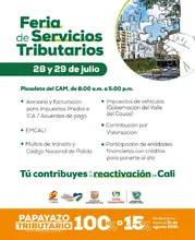 Alcaldía de Cali invita esta semana a la Primera Feria de Servicios Tributarios