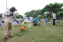 Proceso de recuperación ambiental  de zonas afectadas por el Paro Nacional