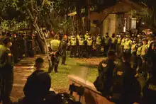 Seguridad coordina operativo para recuperar zonas de protección de cuencas hidrográficas