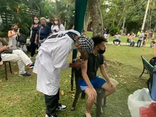 Los jóvenes en Cali dan ejemplo en las jornadas de vacunación contra covid-19