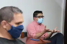 Mesa de diálogo con personas en condición de discapacidad en el Centro Cultural de Cali