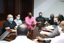 Mesa de diálogo con personas en condición de discapacidad en el Centro Cultural de Cali