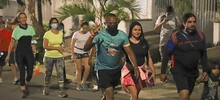Más de 300 caminantes se sumaron al ‘parche’ de ascender al Cerro de la Tres Cruces