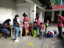 Termina la estadía en el albergue temporal, pero continuamos con el apoyo humanitario