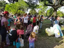 Termina la estadía en el albergue temporal, pero continuamos con el apoyo humanitario