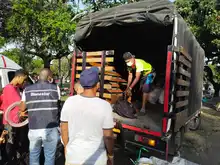 Termina la estadía en el albergue temporal, pero continuamos con el apoyo humanitario