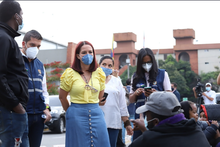 Acompañamiento humanitario a los ciudadanos haitianos en Mi Terminal Cali