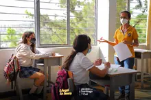 De regreso a las aulas de clase 1800 estudiantes en Terrón Colorado