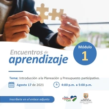 Prográmese y participe en los encuentros  de planeación y presupuestos participativos