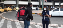 Migrantes haitianos salieron de Cali gracias a corredor humanitario