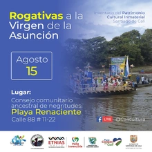 Con balsadas sobre el río Cauca se hará este domingo la ‘Rogativa a la Virgen de la Asunción’