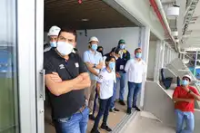 Alcalde Ospina presenta centro empresarial del estadio Pascual Guerrero a empresarios de la región