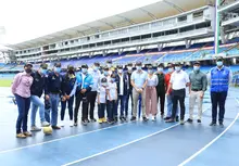 Alcalde Ospina presenta centro empresarial del estadio Pascual Guerrero a empresarios de la región