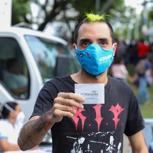 Redes de Salud Pública apoyan evento masivo con vacunación y toma de pruebas covid-19