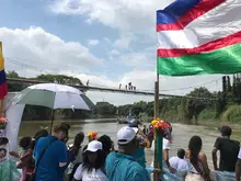 Bienestar Social acompañó al Consejo Comunitario Playa Renaciente en balsada a la Virgen de la Asunción