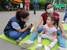 ‘Cariño a la Calle’ presente en el parque del barrio Floralia