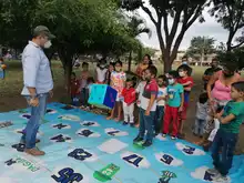 ‘Cariño a la Calle’ presente en el parque del barrio Floralia