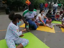 ‘Cariño a la Calle’ presente en el parque del barrio Floralia