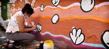 El Ecobarrio San Antonio se pinta con los colores de Graficalia