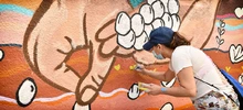 El Ecobarrio San Antonio se pinta con los colores de Graficalia