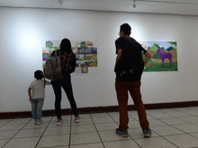 Niños de escuelas rurales exponen sus obras en el Centro Cultural de Cali