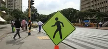 En el ‘Día Latinoamericano del Peatón’, Movilidad Distrital realizó campaña por el respeto a la vida