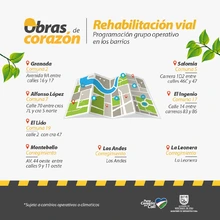 Con ‘Obras de Corazón’ se rehabilitan las vías en el oriente de Cali