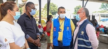 Delegación de la Embajada de Haití destaca labor de Alcaldía para facilitar tránsito de migrantes