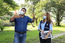 Alcalde hace reconocimiento del proyecto Corredor ambiental Cristo Rey