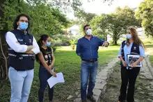 Alcalde hace reconocimiento del proyecto Corredor ambiental Cristo Rey