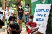Más de 11 mil jóvenes entre  los 15 y 19 años se vacunaron durante fin de semana