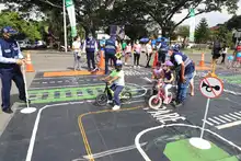 Con educación Secretaría de Movilidad llega a la Ciclovida