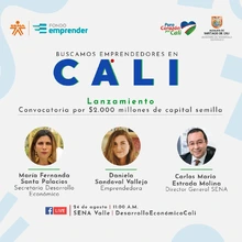 Economía Naranja en Cali recibe impulso de $2000 millones del Fondo Emprender SENA y Alcaldía
