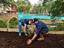 Instalación de 550 metros lineales de rejas en el Bulevar del Río