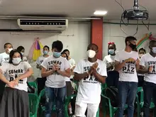 Jóvenes de los comedores comunitarios construyen cultura de paz para su entorno