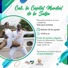 ¡Turistas conocerán a Cali con un recorrido lleno de salsa y baile multicolor!