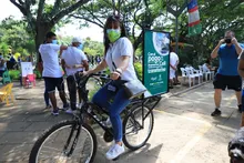 Hacienda impactó el sector deportivo en la Ciclovida durante el mes de agosto