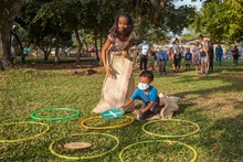 Festival de cometas llenó de alegría a los niños en la Unidad Recreativa Mariano Ramos