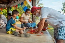 Festival de cometas llenó de alegría a los niños en la Unidad Recreativa Mariano Ramos
