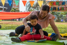 Festival de cometas llenó de alegría a los niños en la Unidad Recreativa Mariano Ramos